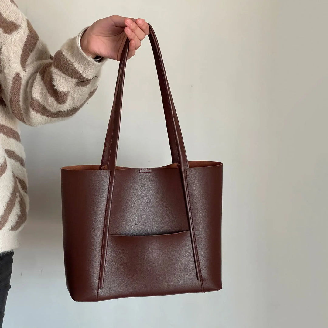 Borsa a Tracolla Donna in Pelle Resistente Spaziosa Chic