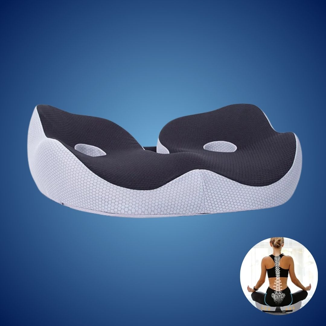 Cuscino Sedile Memory Foam Regolabile Supporto Postura Sollievo - Vesarelli