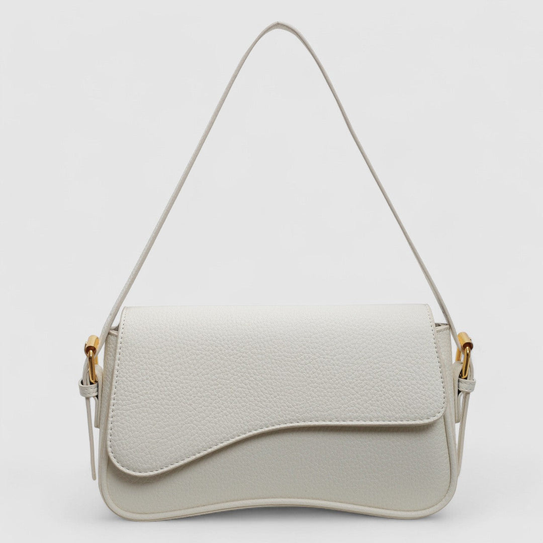 Borsa a Mano Donna Pelle Vegana Ondulata Elegante