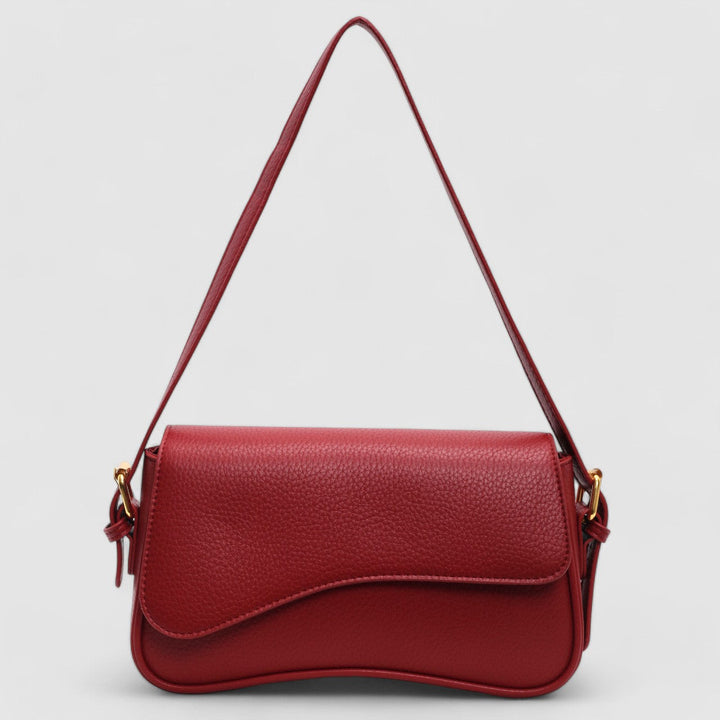 Borsa a Mano Donna Pelle Vegana Ondulata Elegante