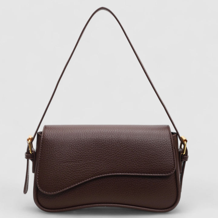 Borsa a Mano Donna Pelle Vegana Ondulata Elegante