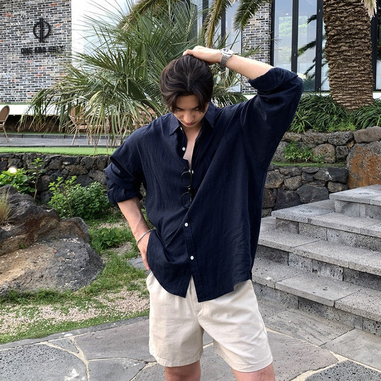 Pantaloncini Uomo Estivi Tasche Comode Vestibilità Oversize