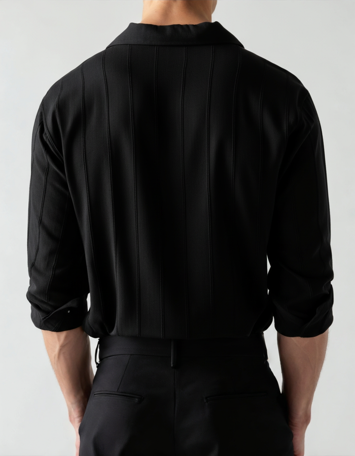 Camicia Uomo Cotone Comfort Stile Elegante Slim Fit