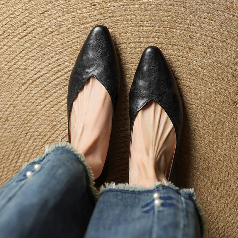 Ballerine Donna in Pelle Vera Eleganti Classiche