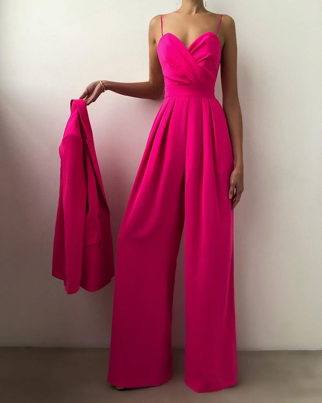Tuta Intera Donna con Spalline Sottili Stile Casual Estivo