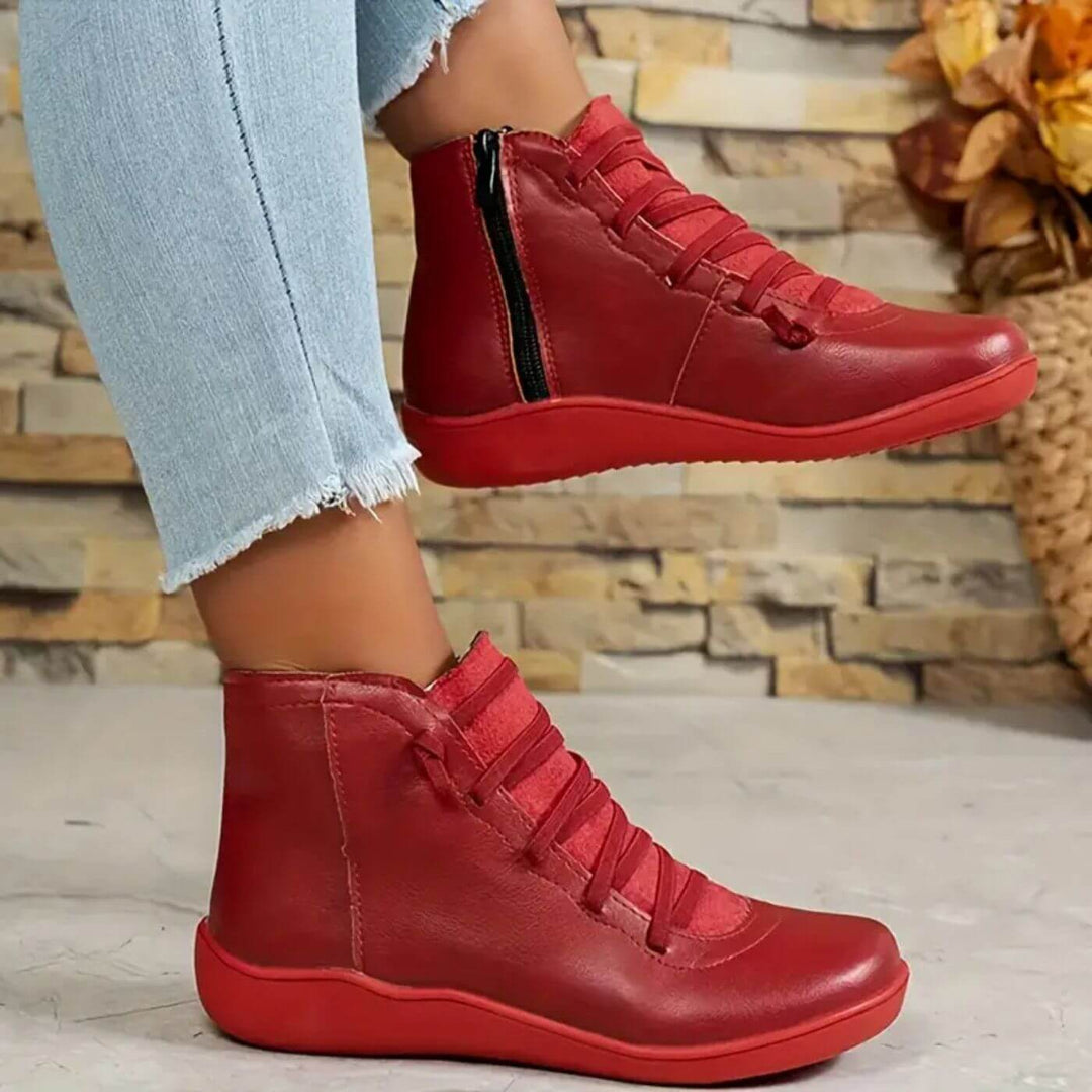 Stivaletti Donna Comodi Tacco Medio Elegante