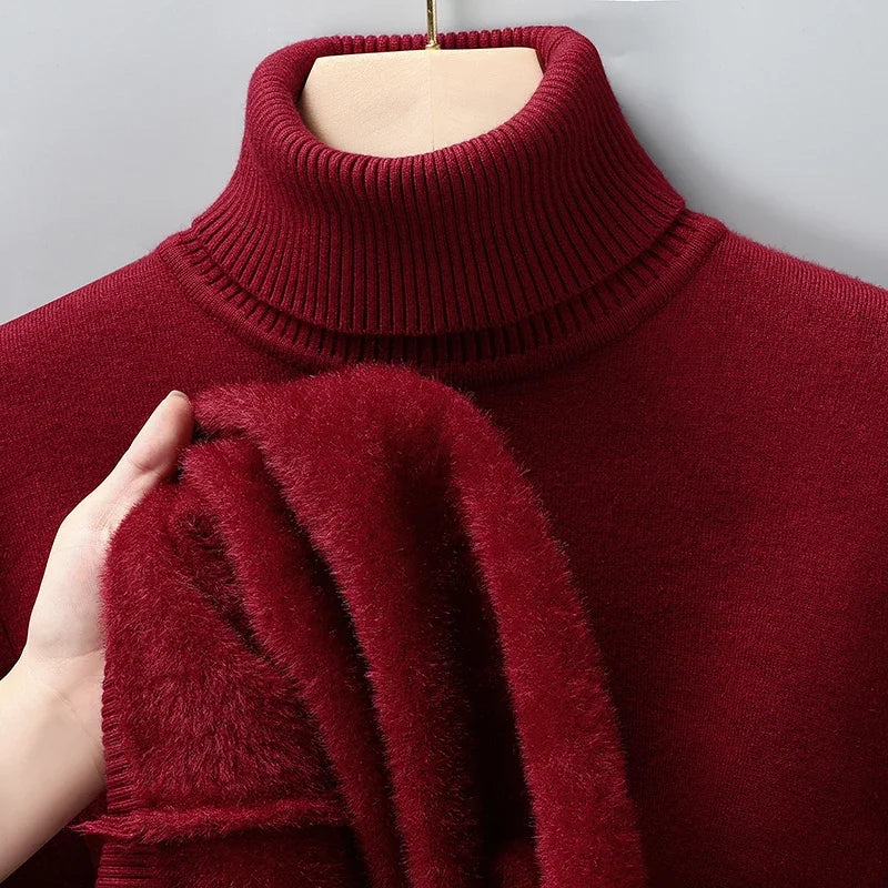 Dolcevita Uomo in Maglia Classica Vestibilità Confortevole