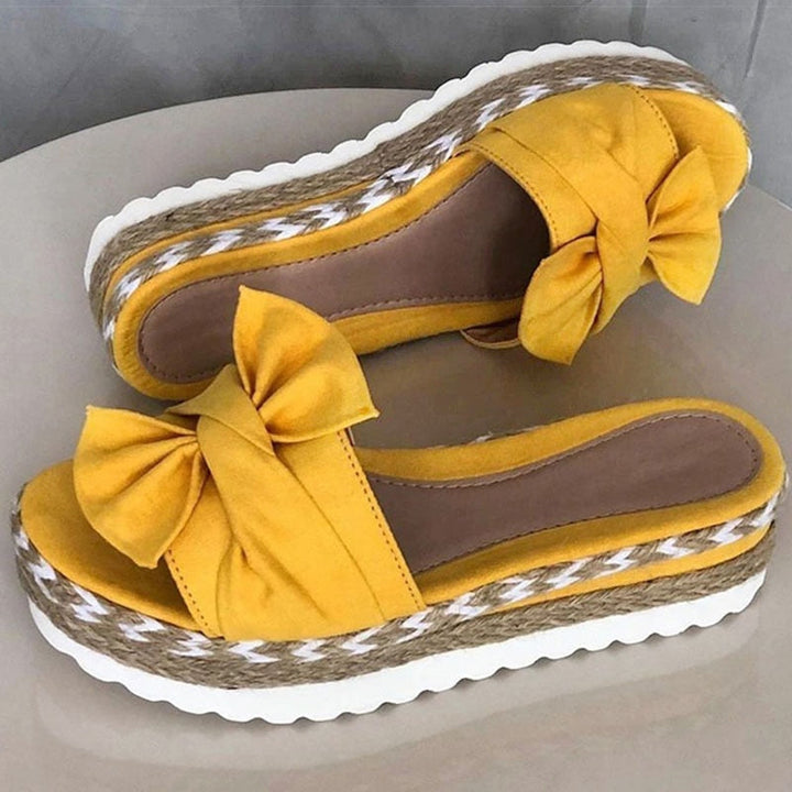 Sandali Donna Ortopedici Estivi con Fiocco Design Chic - Vesarelli
