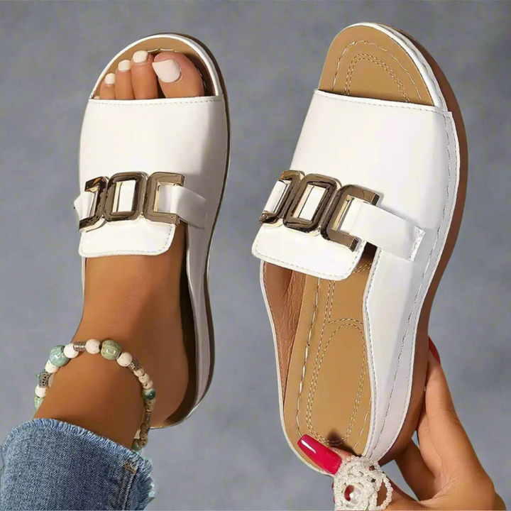 Sandali Slip-On Eleganti Donna | Zeppa Stabile & Calzata Sicura