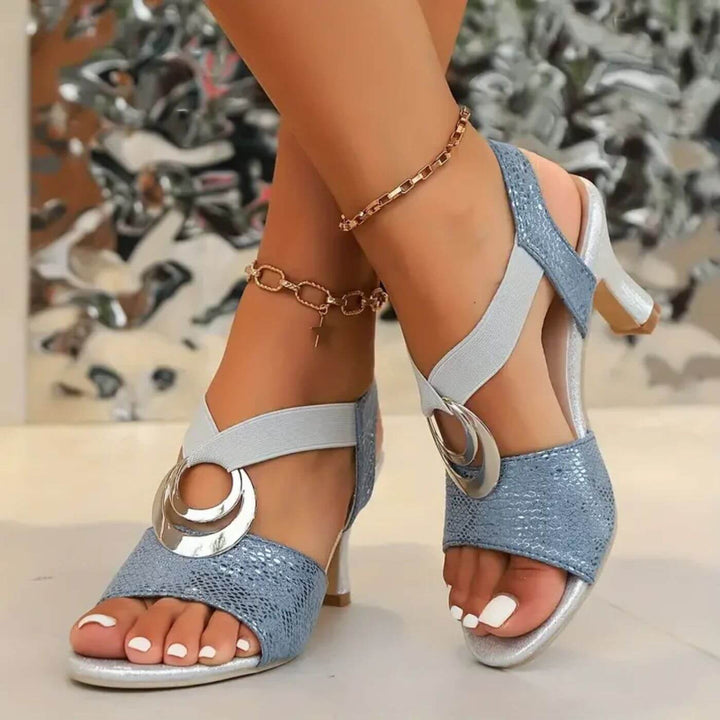 Sandali con Tacco Eleganti Donna | Cinturino stabile & Passo sicuro