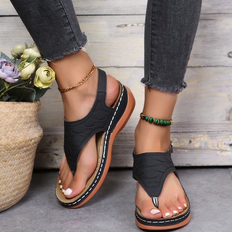 Sandali ortopedici alla moda Donna | Supporto Stabile & Comfort Prolungato
