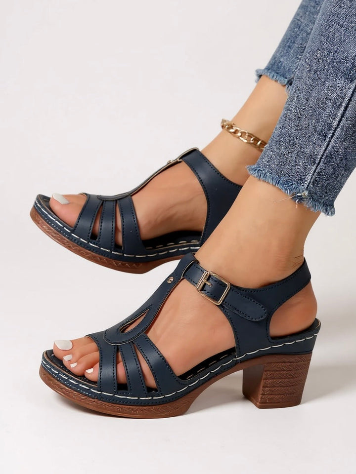Sandali Eleganti con Tacco Largo per Donne - Comfort e Stile Quotidiano 6