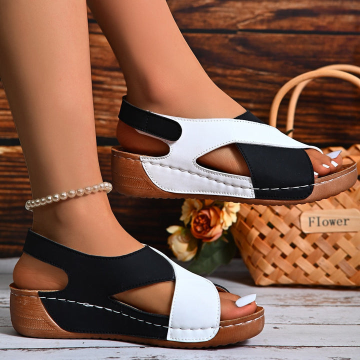 Sandalo Piatto Donna con Plantare Supporto Stabilizzante - Vesarelli