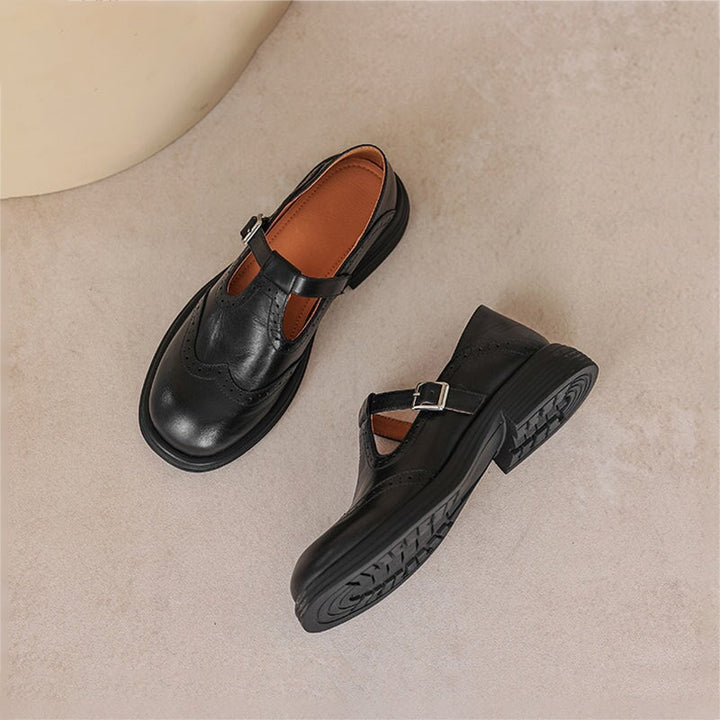 Sandalo Mary Jane Elegante in Pelle Vegana per Donne - Comfort e Stile 7