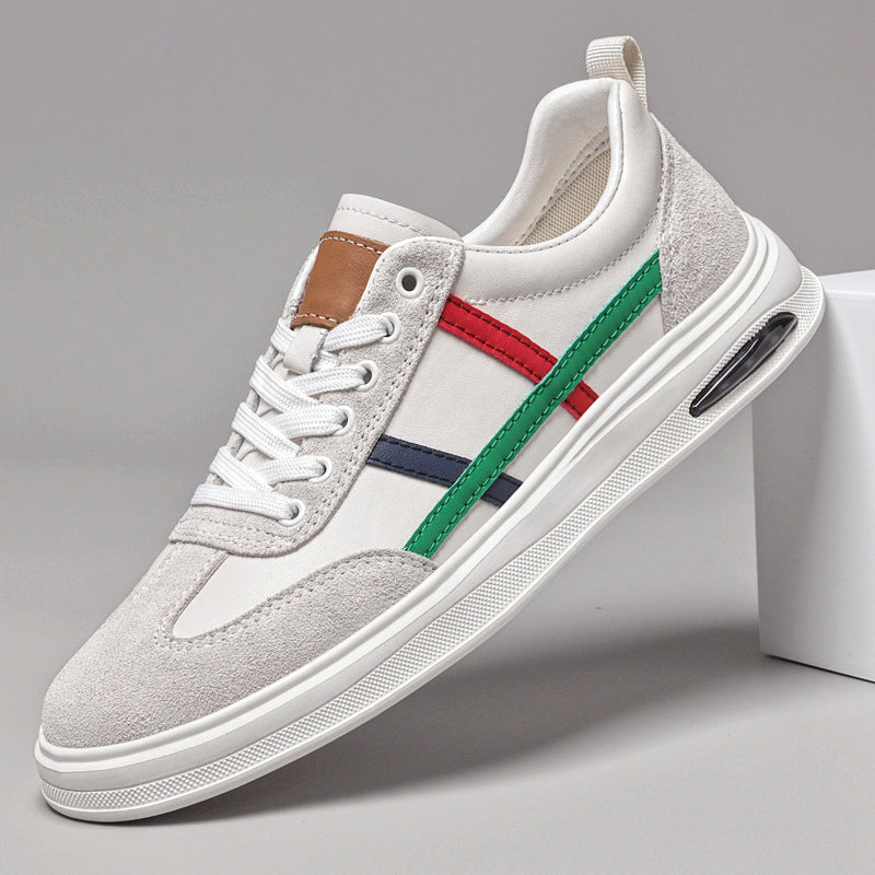 Sneakers Uomo in Pelle Scamosciata Bassa - Vesarelli