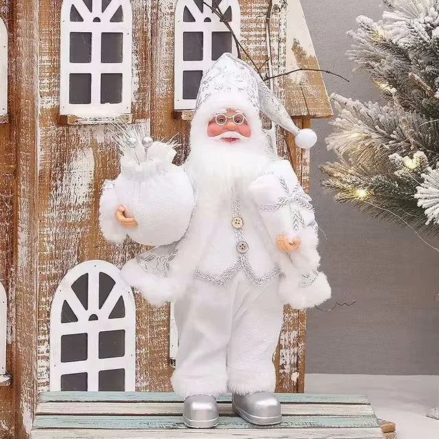 Decorazione Babbo Natale con Sacchetto Regalo - Vesarelli