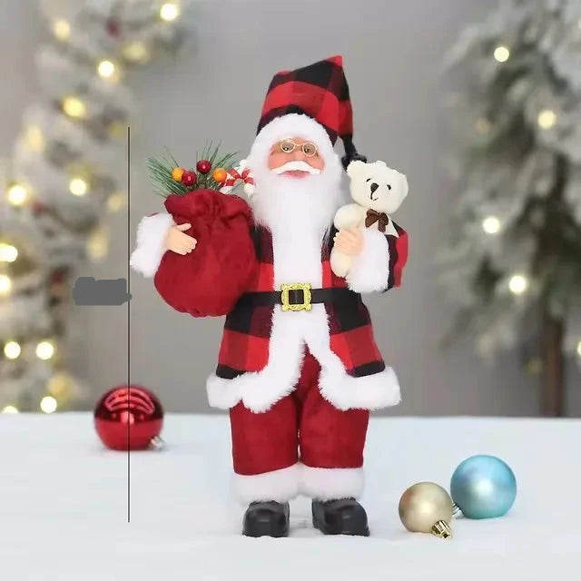 SantaFestijn | Decorazione di lusso di Babbo Natale con sacchetto regalo 11