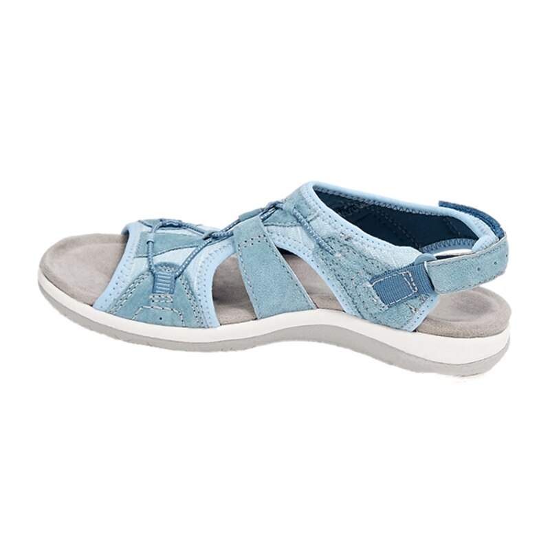 Sara | Sandalo da Donna Sportivo Cutout Velcro Piatto 3