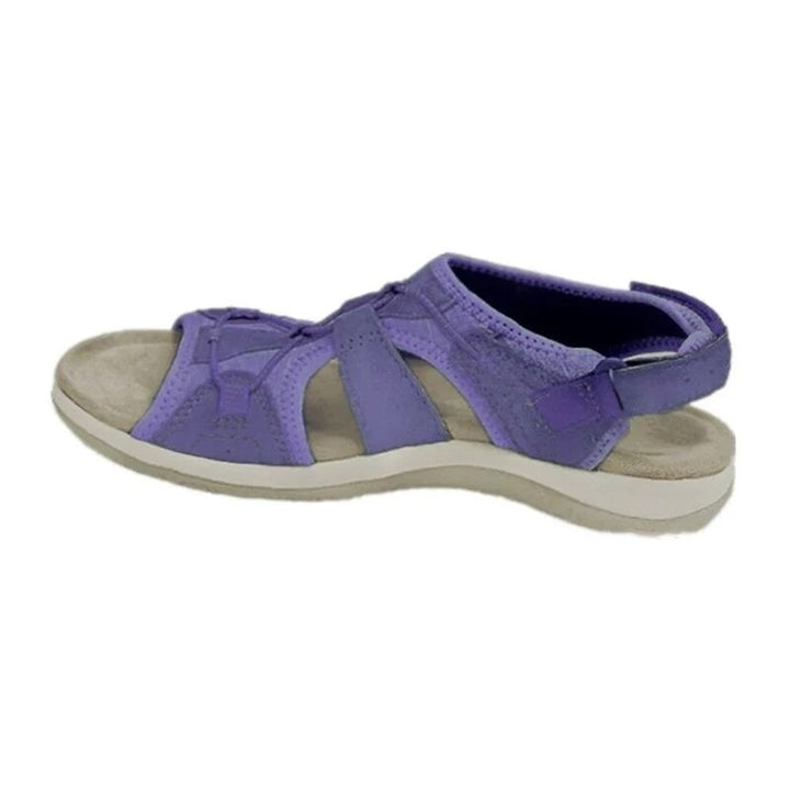 Sara | Sandalo da Donna Sportivo Cutout Velcro Piatto 9