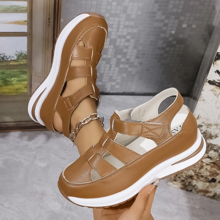 Sasha | Sandali Sportivi Donna Platform Traforati Strappo 2