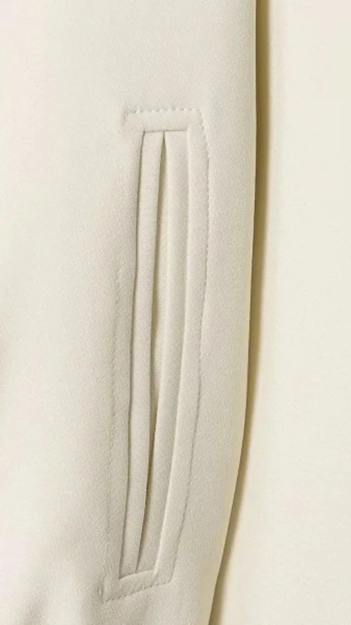 Giacca Uomo con Zip Colletto a Camicia Vestibilità Regolare