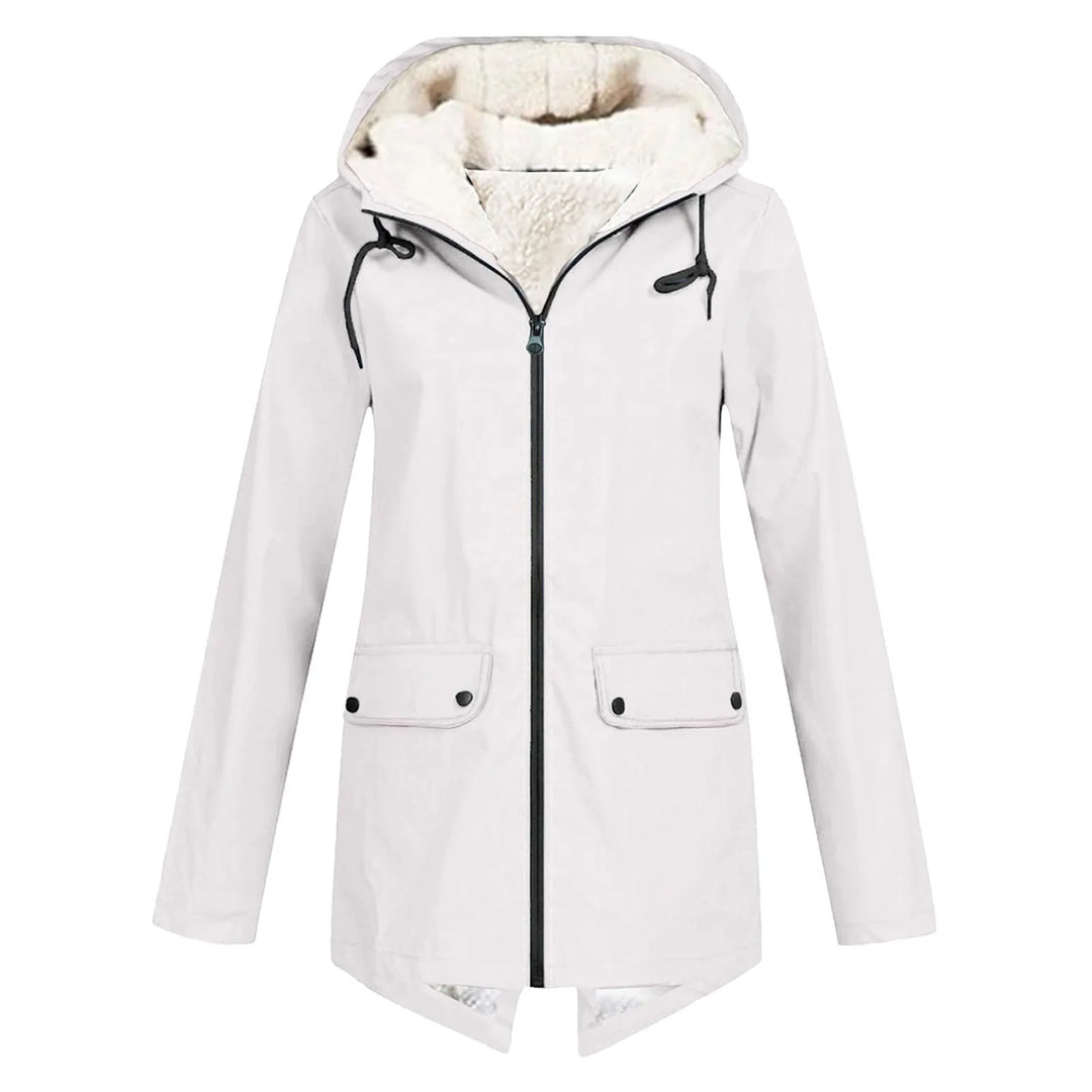 Giacca Lunga Donna in Pile Foderata Parka Invernale Caldo