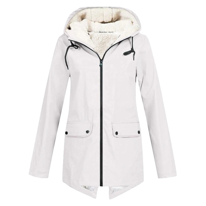 Giacca Lunga Donna in Pile Foderata Parka Invernale Caldo
