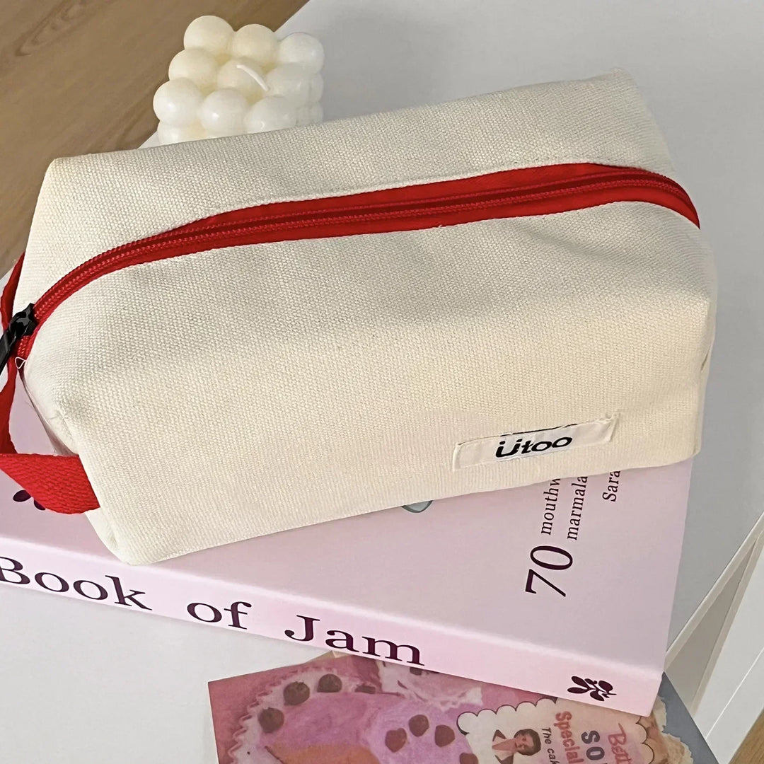 Borsa Trucco Donna in Tela Leggera Compatta - Vesarelli