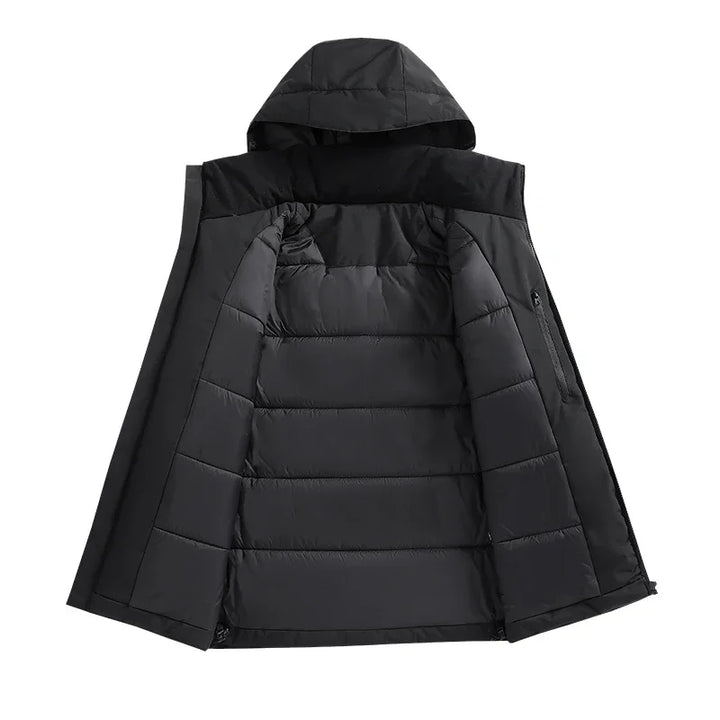 Giacca Softshell Uomo Casual con Cappuccio Slim Fit