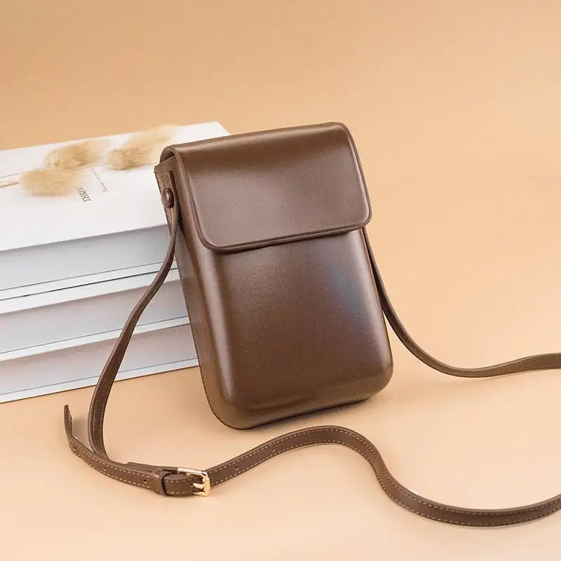 Borsa a Tracolla Donna in Pelle PU Piccola Minimalista - Vesarelli