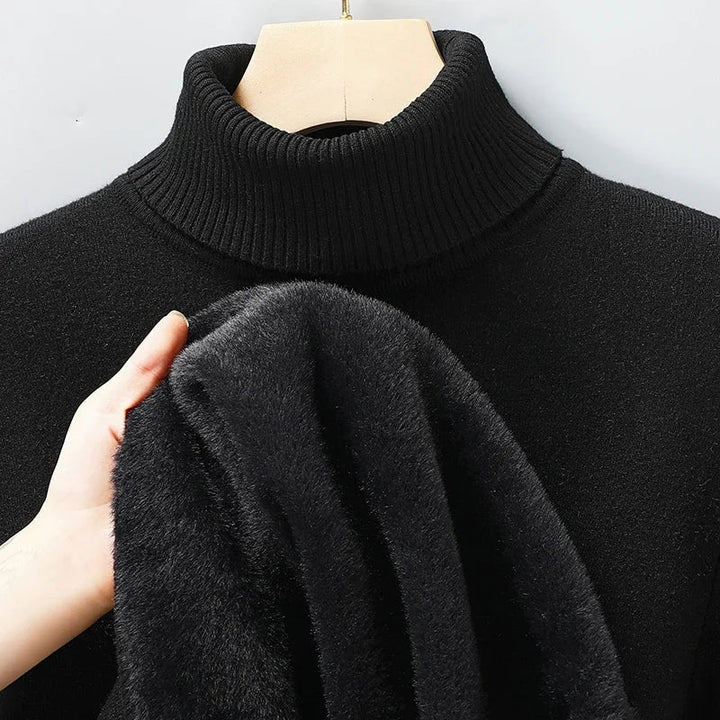 Dolcevita Uomo in Maglia Classica Vestibilità Confortevole