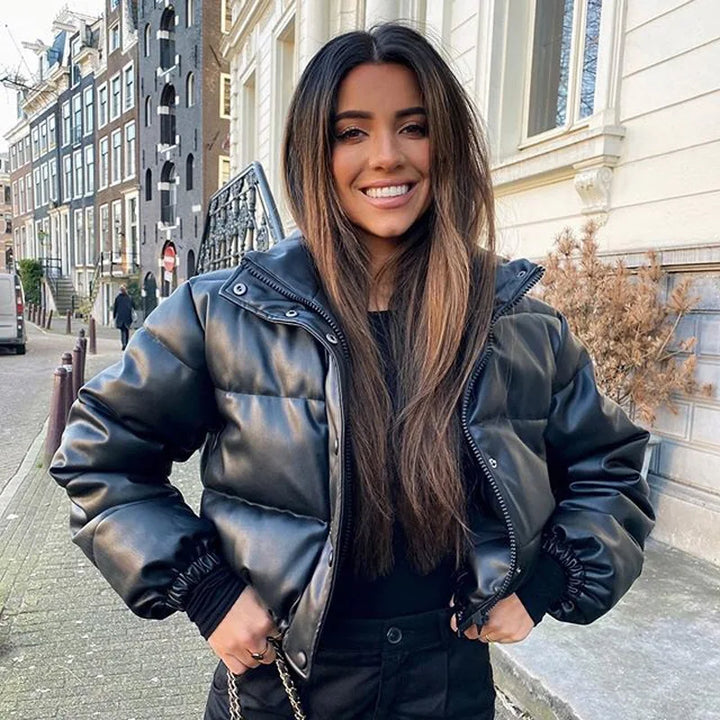 Giacca Estiva Donna Collo Alto Tessuto Leggero Elegante - Vesarelli