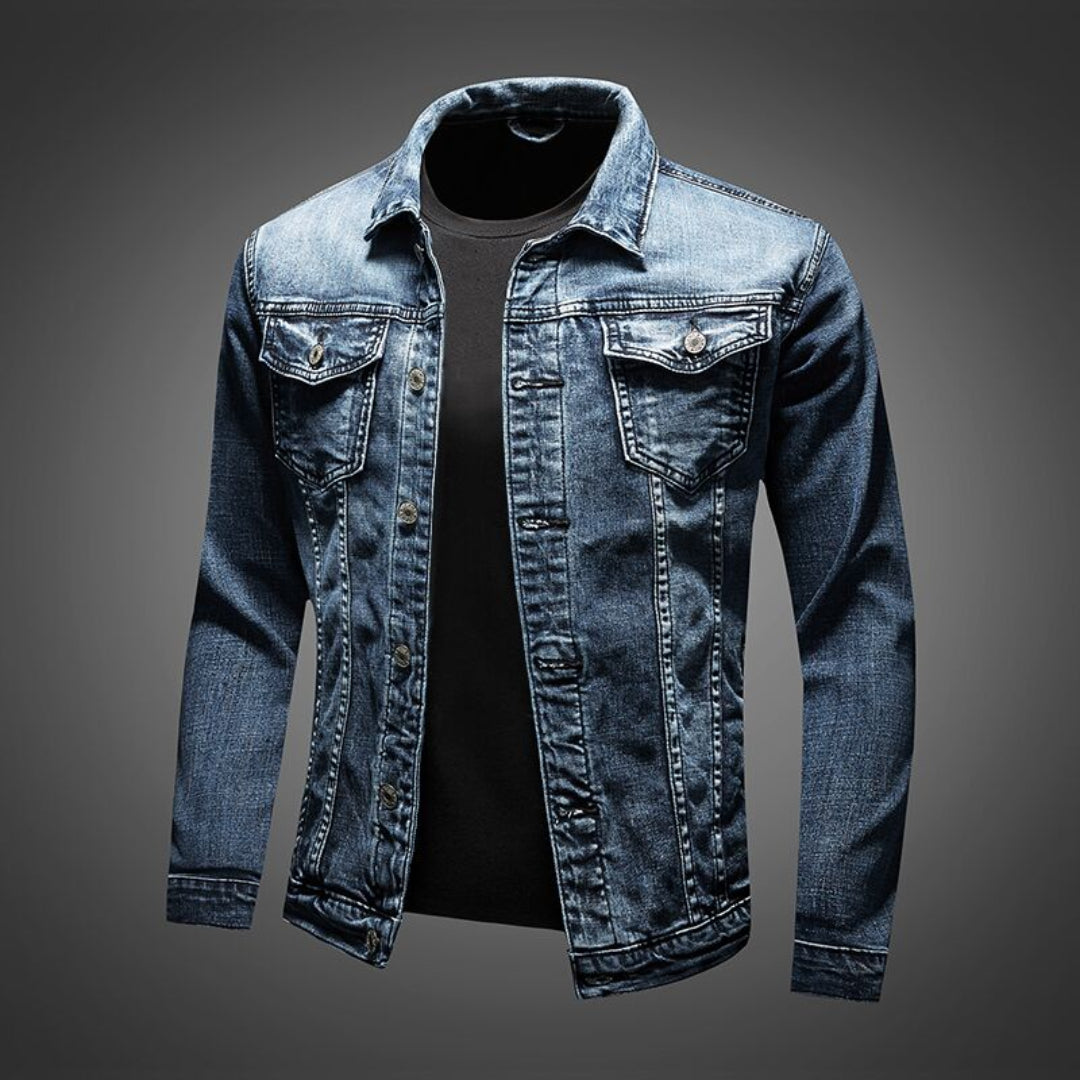 Giacca Uomo Button Down Maniche Lunghe Cotone - Vesarelli
