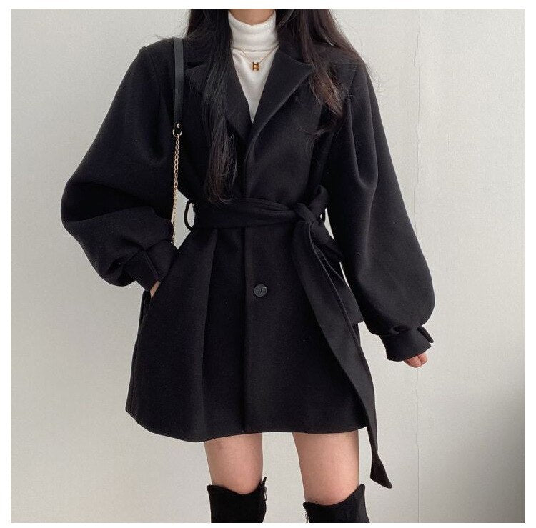 Giacca Midi Donna Elegante Vestibilità Classica