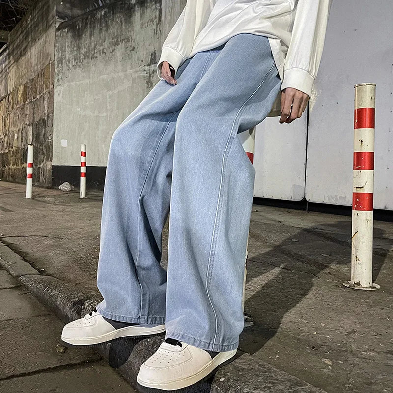 Jeans Uomo Larghi Stile Casual Strada - Vesarelli
