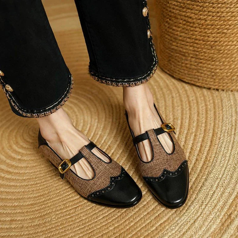 Scarpe Donna Stile Retrò Comode Uso Quotidiano - Vesarelli