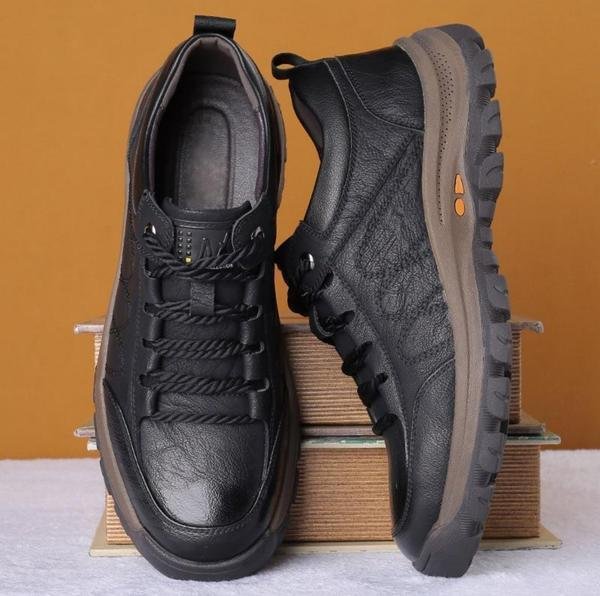 Scarpe Moto Uomo | Suola Dentellata & Allacciatura Avvolgente