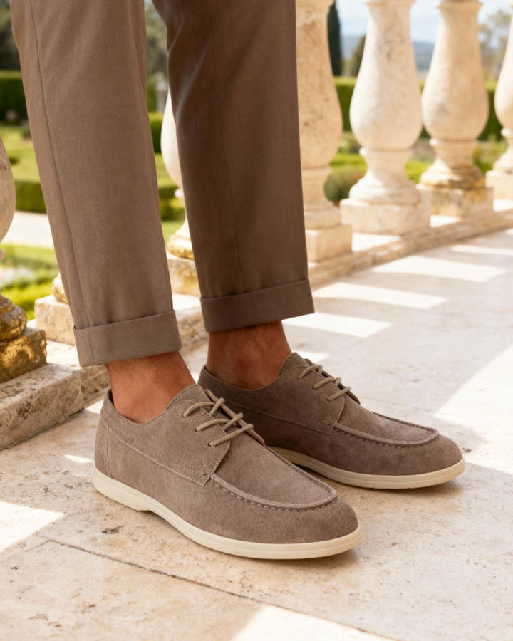Scarpe in Camoscio Uomo | Allacciatura Regolabile & Passo Stabile