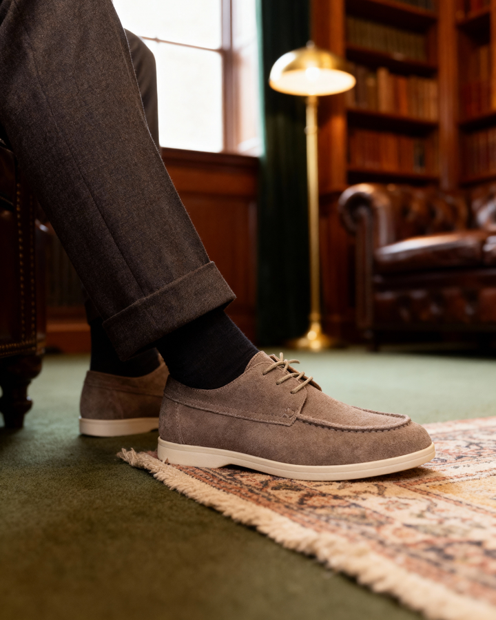Scarpe in Camoscio Uomo | Allacciatura Regolabile & Passo Stabile