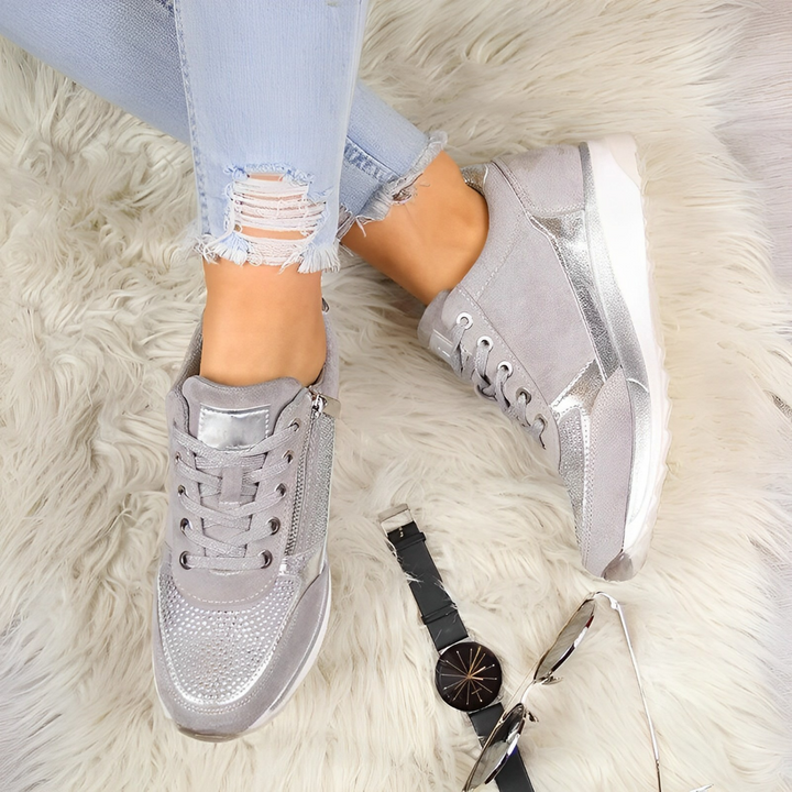 Scarpe moto Donna | Sneakers con cerniera & Ammortizzazione