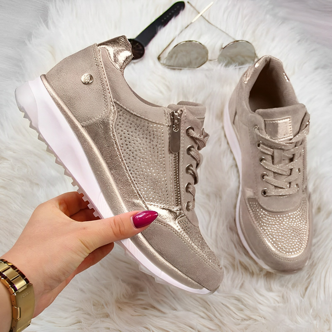 Scarpe moto Donna | Sneakers con cerniera & Ammortizzazione