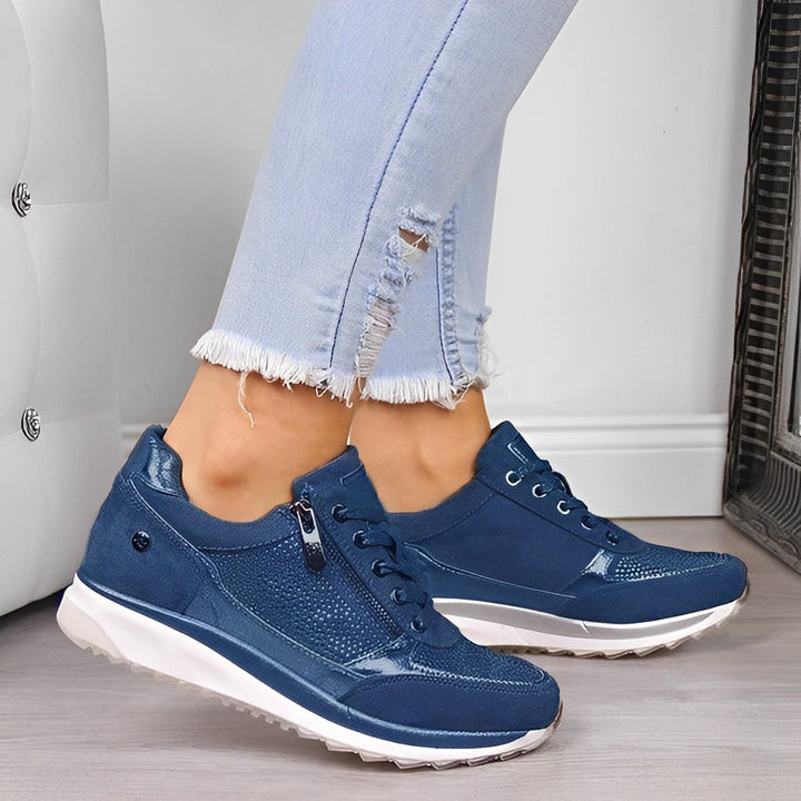 Scarpe moto Donna | Sneakers con cerniera & Ammortizzazione