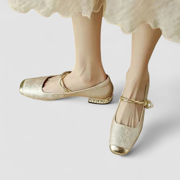 Scarpe ortopediche Mary Jane Donna | Tacco Stabile & Calzata Regolabile