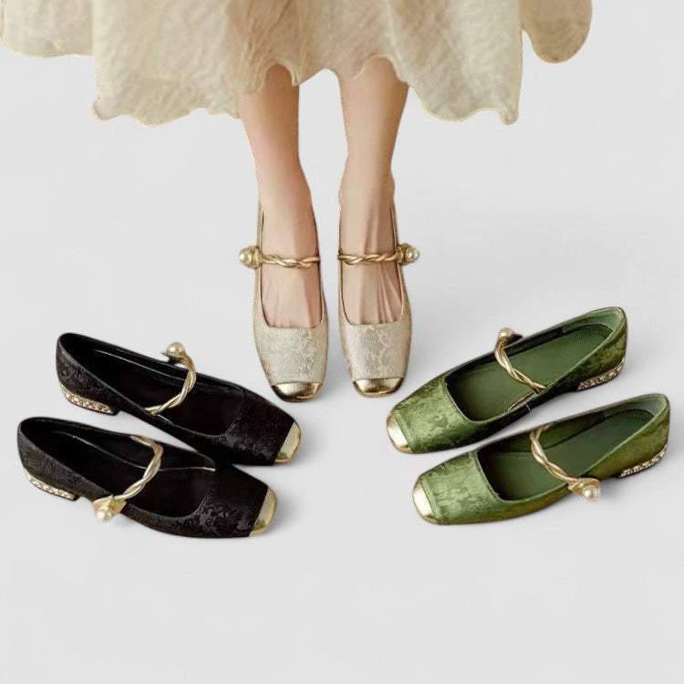 Scarpe ortopediche Mary Jane Donna | Tacco Stabile & Calzata Regolabile