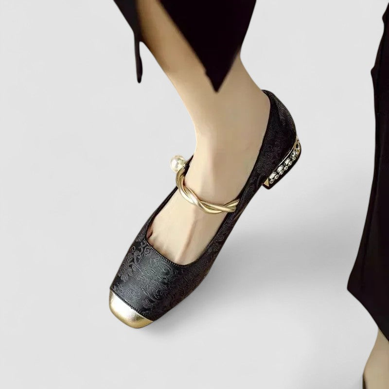 Scarpe ortopediche Mary Jane Donna | Tacco Stabile & Calzata Regolabile