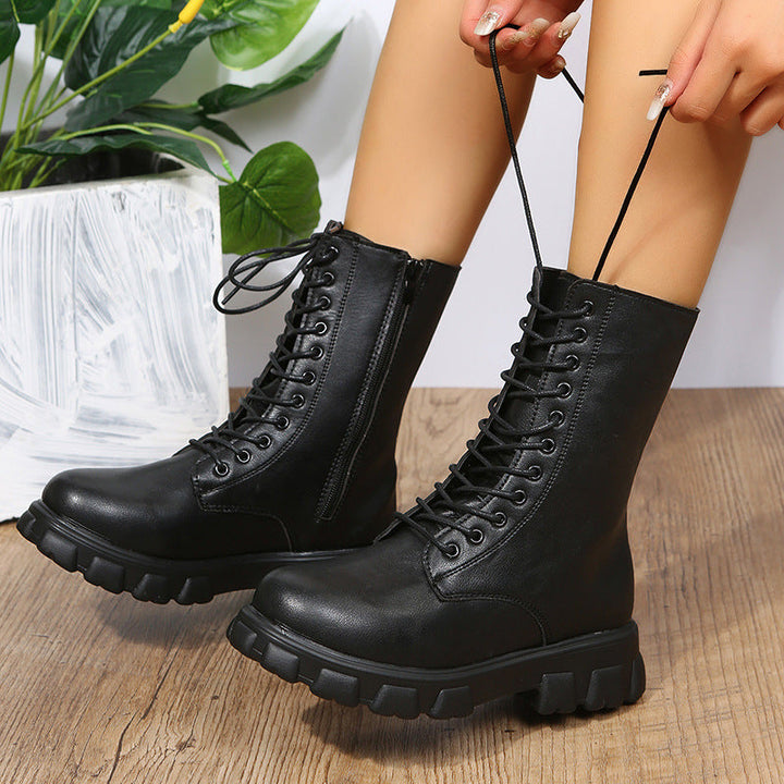 Scarpe Donna Dirndl Piattaforma Autunnali Eleganti - Vesarelli