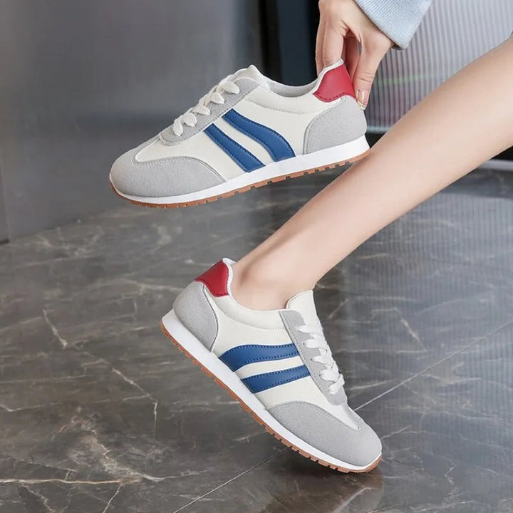 Scarpe da corsa leggere da donna in tessuto traspirante e confortevole 5