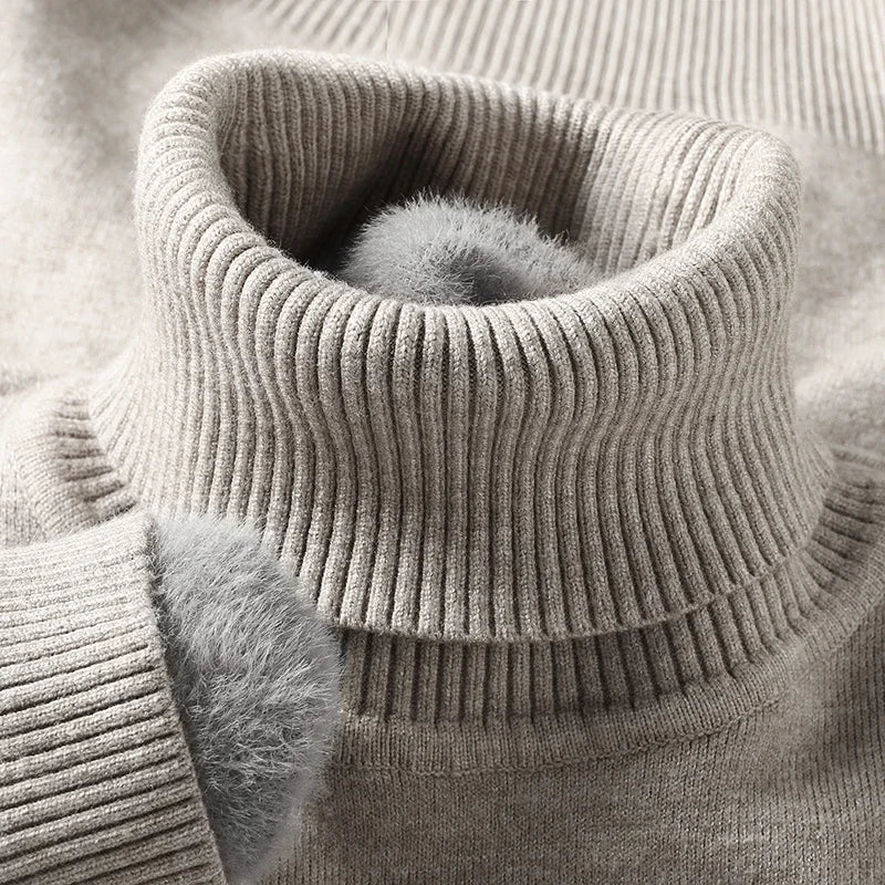 Dolcevita Uomo in Maglia Classica Vestibilità Confortevole