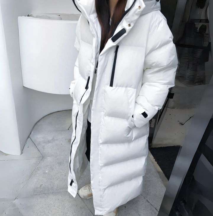 Cappotto Donna Trapuntato Invernale con Cappuccio Regular Fit