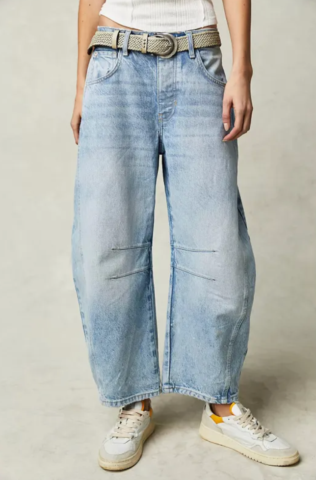 Pantaloni Balloon Donna Tessuto Morbido Vestibilità Ampia
